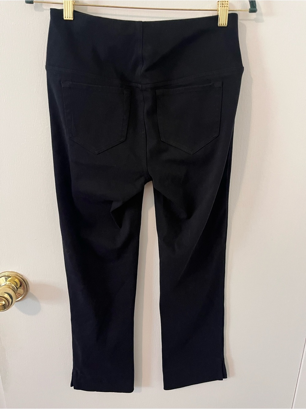 J. Jill Wearever Collection Stretchy Black Denim Legging Jeans Pockets PXS - Picture 5 of 13